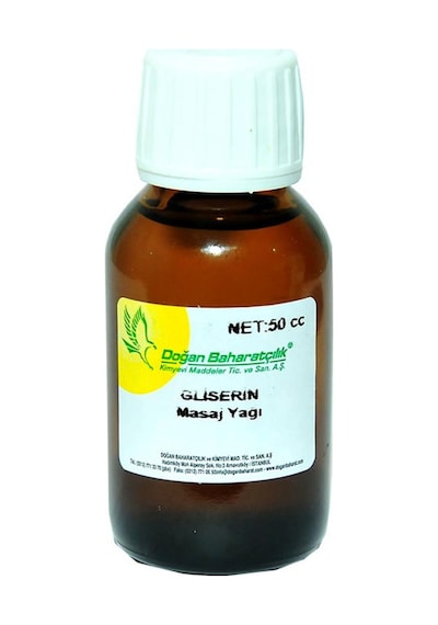 Doğan Baharatçılık Gliserin Yağı 50 ML Doğal Cilt Masaj Yağı