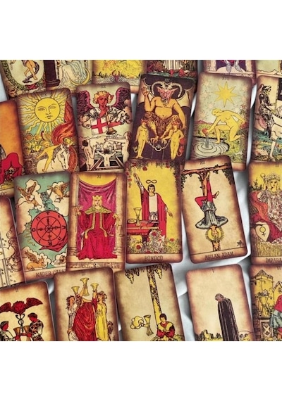 78 Antik Tarot Kartı Ve Başlangıç Tarot Kitabı