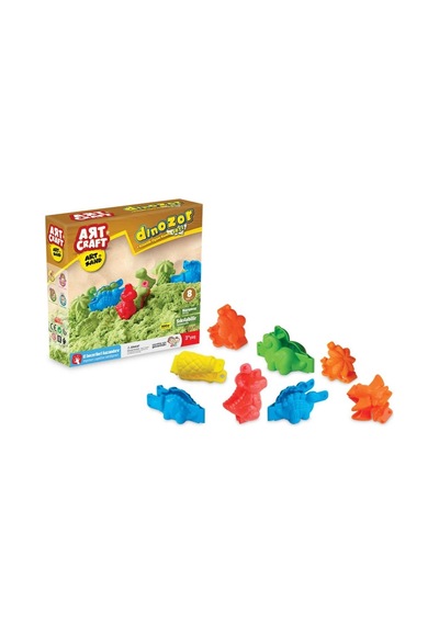 Mey İthalat 03613 Dinazor Kumseti 500 Gr Artsand Yeşil