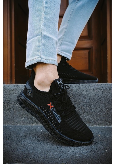 Ayakcenter 382 Cumbia Siyah Erkek Sneaker Spor Ayakkabı 001