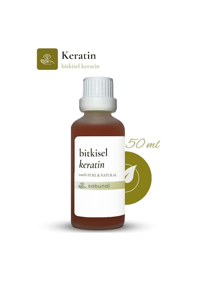 Sabunal Bitkisel Keratin 50 ML -Saç Bakımı Şampuanlara Uygun İçerik