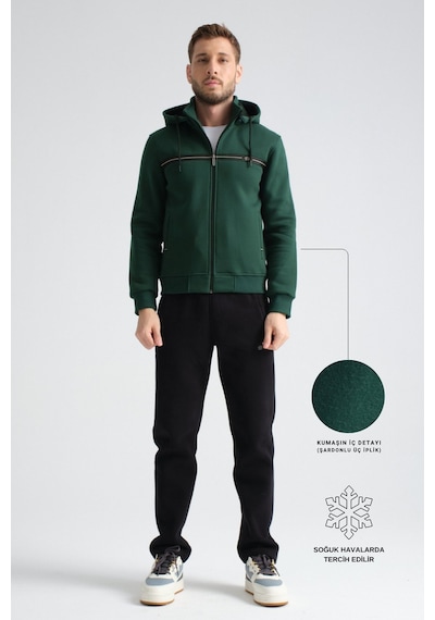 Shooter Sportswear Shooter Erkek Kışlık Eşofman Takımı Şardonlu Üç Iplik Kapüşonlu Regular Kalıp Koyu Yeşil Shooter Sportswear Shooter Erkek Kışlık Eşofman Takımı Şardonlu Üç Iplik Kapüşonlu Regular Kalıp Koyu Yeşil