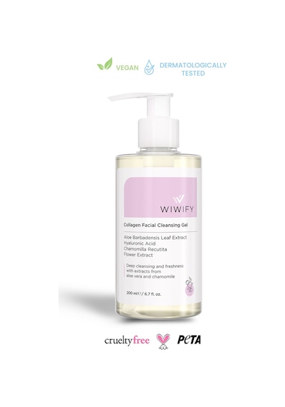 Wiwify Tazeleyici Aloe Vera ve Papatya Özlü Yüz Temizleme Jeli 200 ML