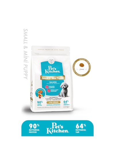 Pet's Kitchen Yavru Köpek Maması Somonlu 2,5 Kg