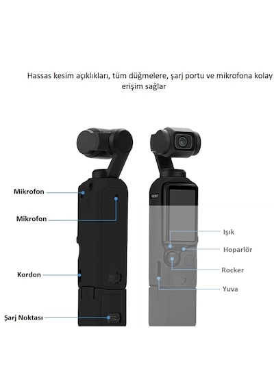 Djı Osmo Pocket 3/4 Silikon Koruma Kılıfı 1