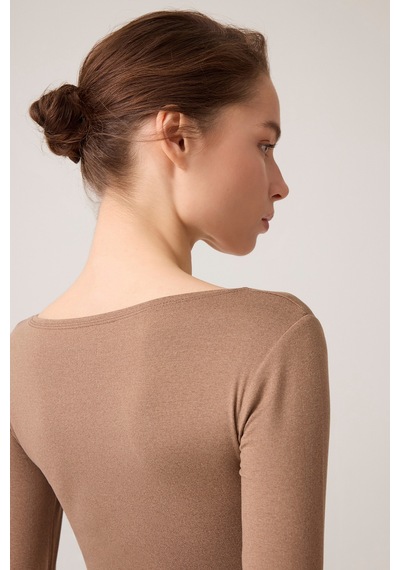 Los Ojos X Ece Mocha Melanj Uzun Kollu U Yaka Spor Bluz Scoop Neck Top Mocha Melanj Mocha Melanj Los Ojos X Ece Mocha Melanj Uzun Kollu U Yaka Spor Bluz Scoop Neck Top Mocha Melanj Mocha Melanj