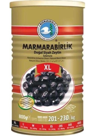 Teneke Mega Zeytin 800 Gr