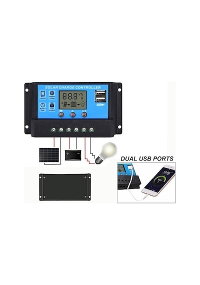 Solar Panel Akü Şarj Cihazı 50A 12/24V