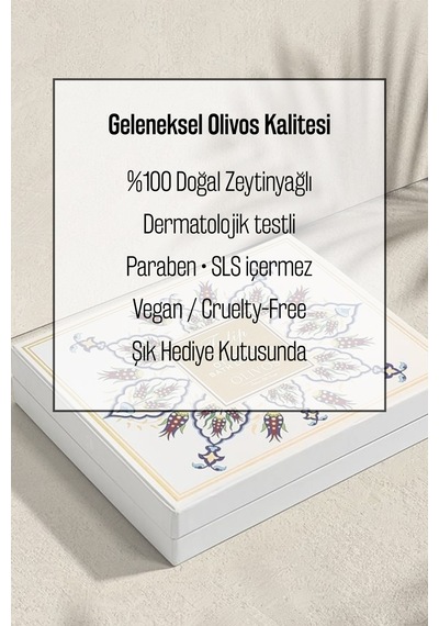 Osmanlı Serisi Premium Hediye Seti Tulip 4'lü Zeytinyağlı Sabun Diğer