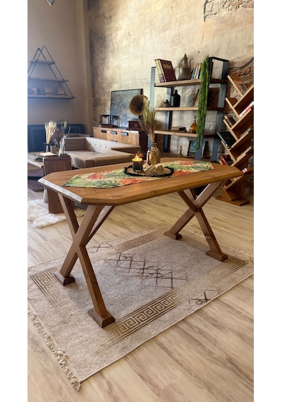 Ntconcept Arden Doğal Ahşap Yemek Masası 85x250