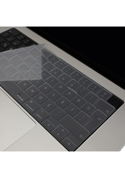Macbook Uk İngilizce Klavye Koruyucu Iso Ters L Enter M1-m5 A2681 A3113 A3240 A3449 A2941 A3241 A2442 A2779 A2992 A2485 A2991 Keyboard Cover Touch Id Şeffaf