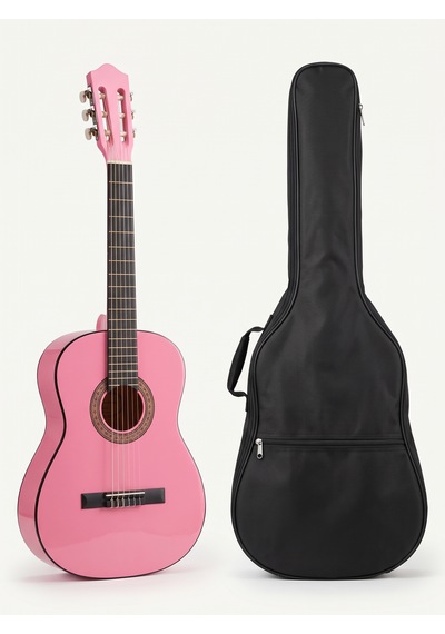 Manuel Raymond 7-10 Yaş Solak Gitar, Çocuk Gitarı, Klasik Gitar Mrc87lh Pnk Pembe 1/2-3/4