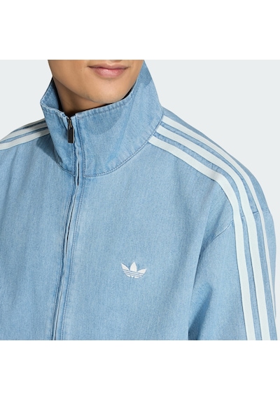 Adidas Kx1196 Denım Fb Jacket Erkek Eşofman Üstü Mavi