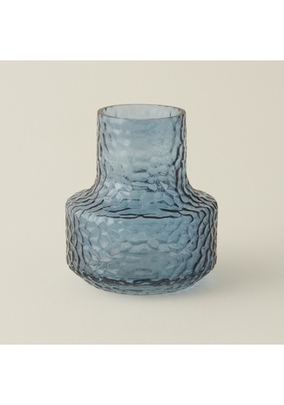Karaca Home Nessa Vazo Mavi 15x17 Cm