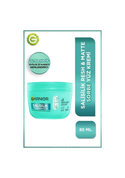 Salisilik Fresh & Matte Sivilce İzi Karşıtı Nemlendirici Sorbe Yüz Kremi 85 Ml, Vegan & Cruelty Free 3600542663342-11187