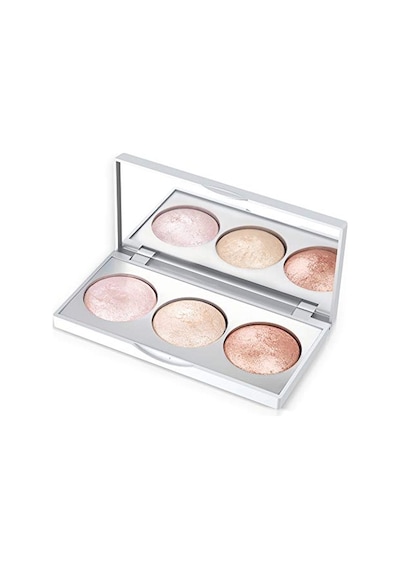 Strobing Highlighter Palette - 3'lü Fırınlanmış Aydınlatıcı Paleti 00