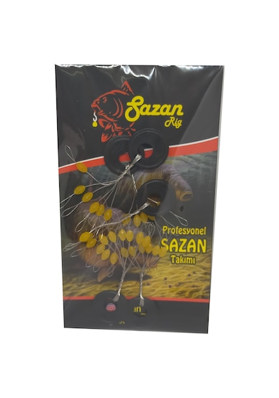 Sazan Rig Sarı Kauçuk Stoper Large (L) (30 Adet)