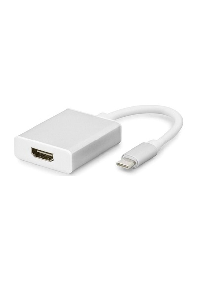 Type-c To Hdmı F Çevirici 4k 30hz Beyaz Hdx7760 Evimdeyokyok