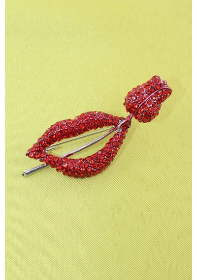 Red Rose Lips Broş. Taşlı Tasarım Broş. Yaka İğnesi Broş. Kadın Broş. Broş. Dudak Broş. Gül Broş. Altın - Kırmızı Red Rose Lips Broş. Taşlı Tasarım Broş. Yaka İğnesi Broş. Kadın Broş. Broş. Dudak Broş. Gül Broş. Altın - Kırmızı