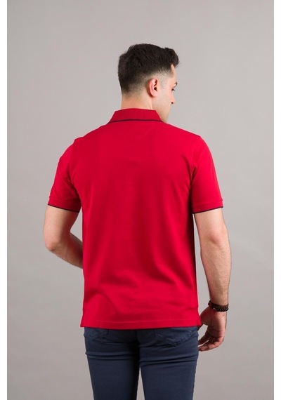 Nehir By Faruk Ülker Polo Yaka Çıtçıtlı Lacost Kumaş Erkek Tişört