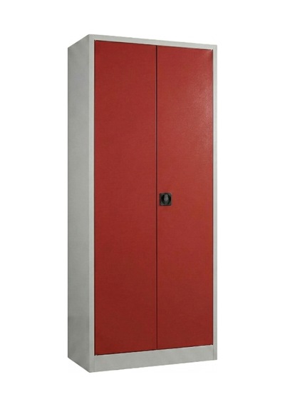 4 Gözlü 5 Bölmeli Dosya Dolabı Kırmızı 92x40x198