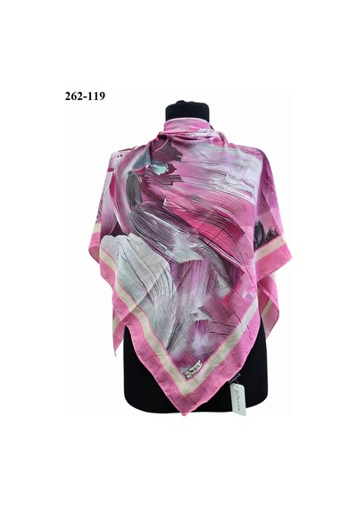 Moonscarfs Moonscarf Desenli Bambu Pamuk Eşarp 262-119 Çok Renkli