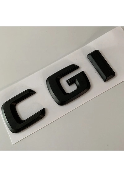 Benz Cgı Piano Black Bagaj Yazısı Düz Tip 3m 3d Abs Mercedes 811