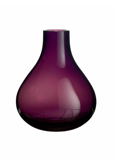 Paşabahçe Violet Bulb Vazo 22 Cm Mor El Yapımı