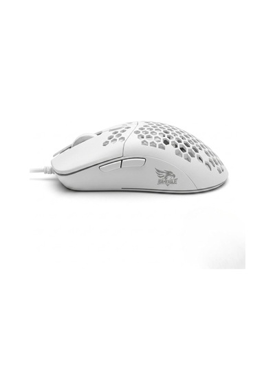 Kablolu Rgb Gaming Mouse, 12800 Dpı, 69g Ultra Hafif, Petek Gövde, 5 Milyon Tıklama Ömürlü, Instant 825 Optik Sensör, Örgü Kablolu Oyuncu Mouse Mo-19 Beyaz