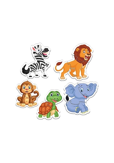 Orman Hayvanları Temalı Eğitici Bebek Puzzle, Eğlenceli Öğrenim Aracı
