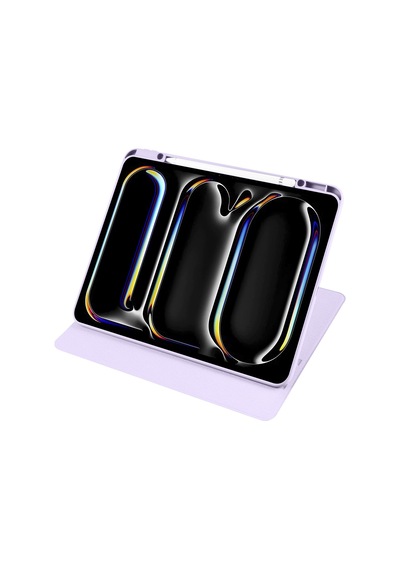 Apple Uyumlu iPad Pro 12.9 3./4./5./6. Nesil Kılıf Termik Kalem Bölmeli Dönebilen Standlı Kılıf 2018-2022