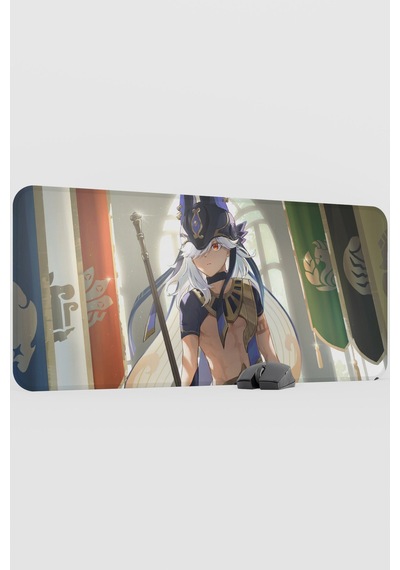 Cyno Genshin Impact Anime Gacha V3 - 90x40 Xxl Gaming Mouse Pad Fare Altlığı