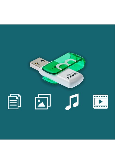 Philips Vivid 8 Gb Led Göstergeli Super Speed Usb 3.0 Flash Bellek 8gb