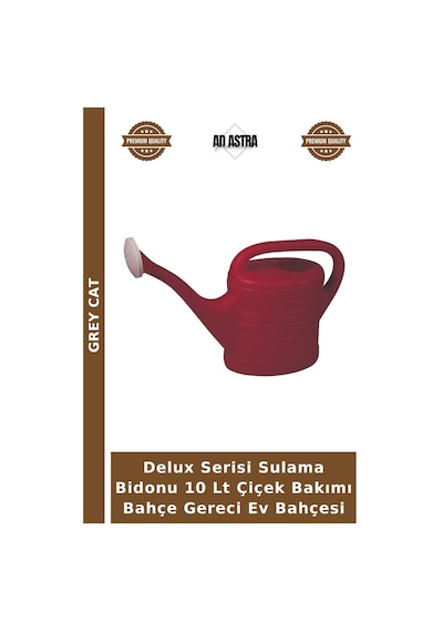 Delux Serisi Sulama Bidonu 10 Lt Çiçek Bakımı Bahçe Gereci Ev Bahçesi