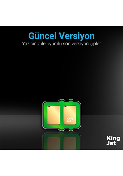 Kingjet Canon Pixma Mg6850 Uyumlu Yüksek Kapasiteli 5 Renk Takım Uyumlu  Kartuş Çipli