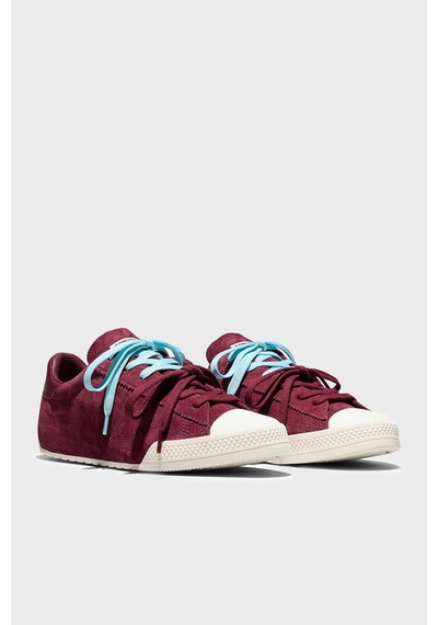 Converse Logolu Hakiki Deri Sneaker Ayakkabı Kadın Ayakkabı A20130c 625 Bordo-beyaz Converse Logolu Hakiki Deri Sneaker Ayakkabı Kadın Ayakkabı A20130c 625 Bordo-beyaz