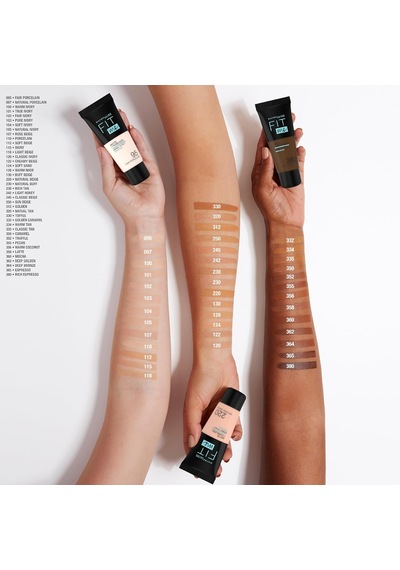 New York Fit Me Matte+poreless Fondöten - 110 Porcelain 30 Ml Çok Renkli