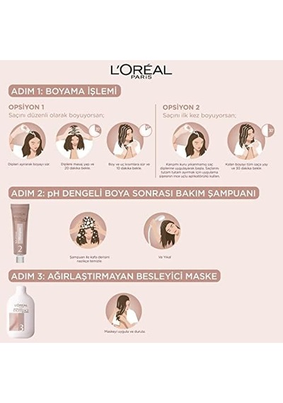 Creme Nude Renkler Saç Boyası - 3u Nude Koyu Kahve