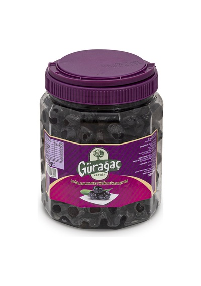 3 Adet Gürağaç Doğal Salamura Yağlı Siyah Zeytin 1 Kg