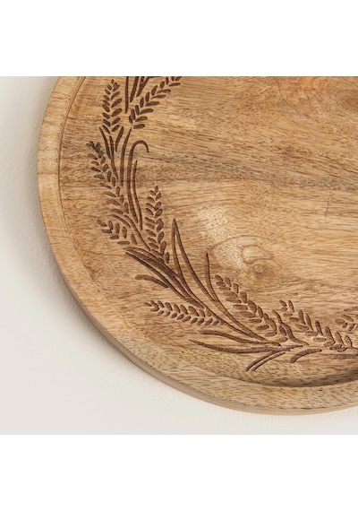 Spia Ahşap Sunum Tabağı 25x25x2.5cm Natural