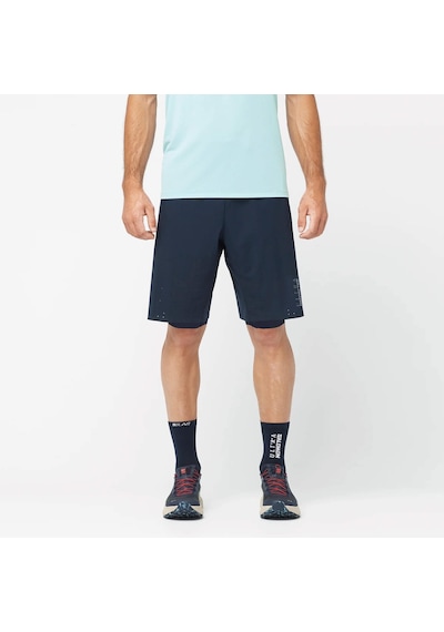 Salomon S/lab Ultra 2ın1 Erkek Koşu Şortu Nıght Sky Lc2254200 Lacivert