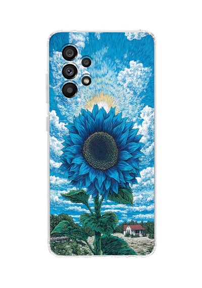 Samsung Galaxy Uyumlu A73 Silikon Desen292 Çok Renkli