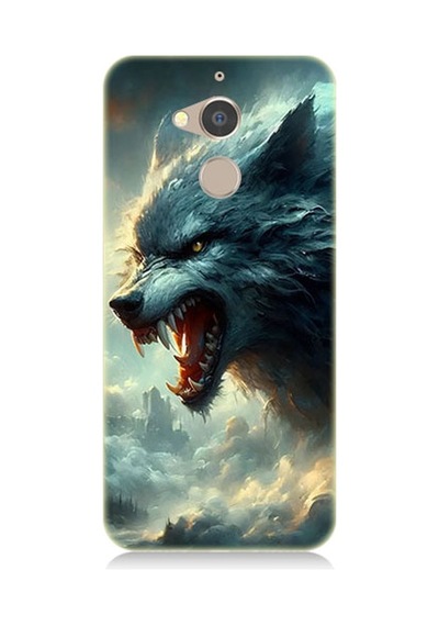 General Mobile Discovery Gm8 Uyumlu Kurt Ve Sis Desenli Silikon Kılıf