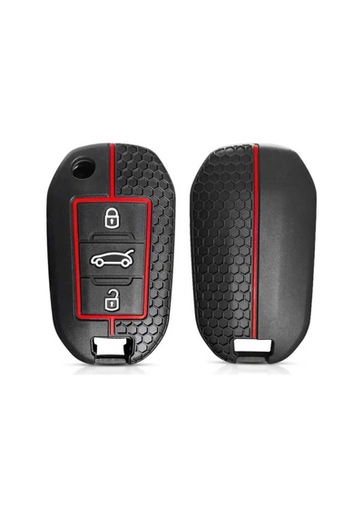 Gma Keys Peugeot 301 308 208 508 2008 3008 Citroen C3 C4 Opel Combo Bagaj Petek Desenli Anahtar Kılıfı