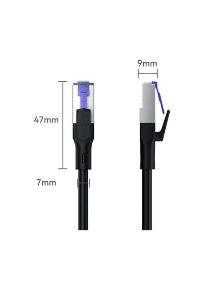 Cat7 10gbps Gigabit 600mhz Ftp Rj45 Ethernet Kablosu 10 Metre