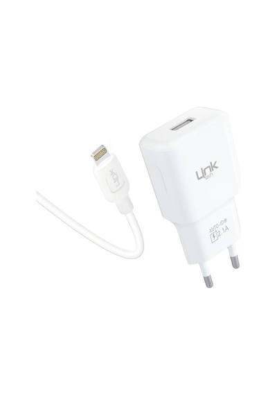 LinkTech T442e Strong Eco Şarj Aleti ve Lightning Kablo Set 2.1A