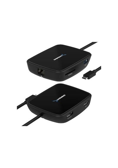 Sabrent Usb Tip C Bağlantı İstasyonu Ds-wspd Tb3 Dual Display Docking Station