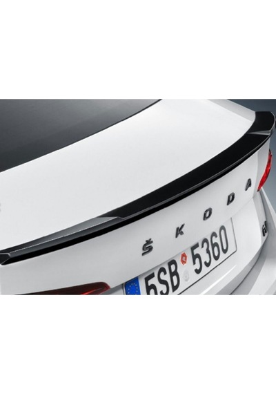 Autogp Skoda Octavia Cam Üstü Spoiler Pianoblack Boyalı Vrs 2020+ Agp-bgz-sp-145475