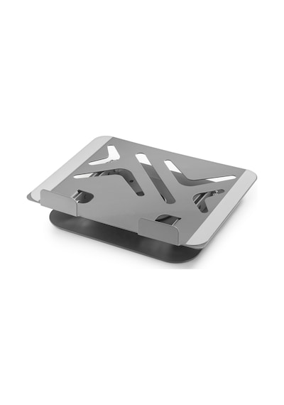 Hadron Hdx8017 Laptop + Tablet Standı Karbon Çelik Silikon Kaymaz - Gri