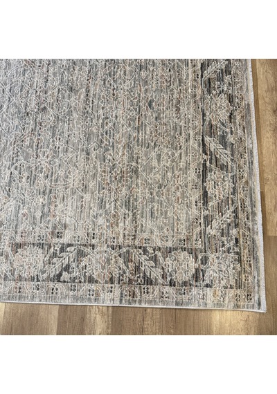 Hoom Rugs Kz88c Modern Makine Halısı Gri Kahve Bej